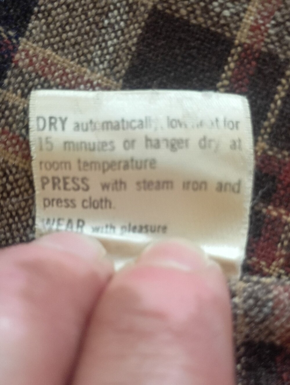 Pendleton Plaid Wool Shirt — Brown/Beige Check - Picture 6 of 6